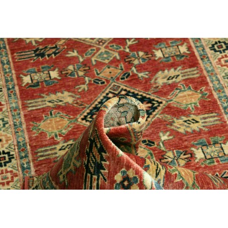 Tappeto Kazak Fine Pakistan bianco marrone 79x307