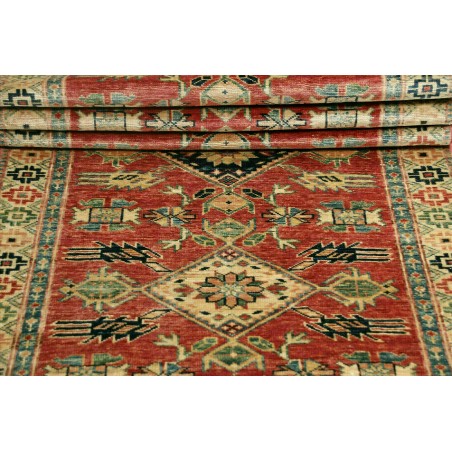Tappeto Kazak Fine Pakistan bianco marrone 79x307