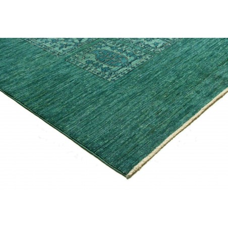 Tappeto Bakhteari Pakistan verde blu 202x314