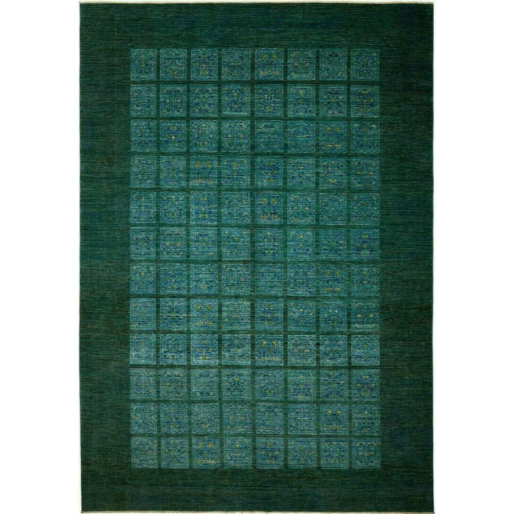 Tappeto Bakhteari Pakistan grigio bianco 246x350