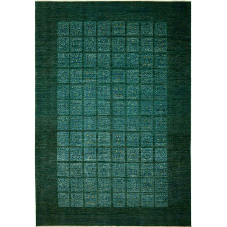 Tappeto Bakhteari Pakistan grigio bianco 246x350