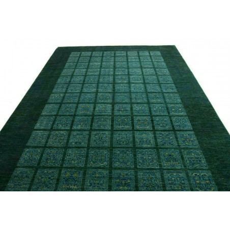 Tappeto Bakhteari Pakistan grigio bianco 246x350