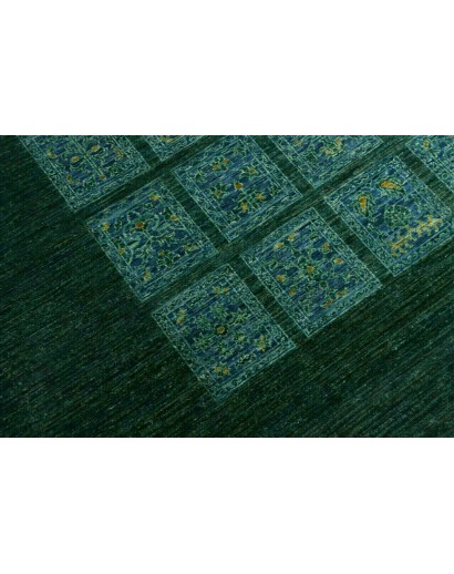 Tappeto Bakhteari Pakistan grigio bianco 246x350