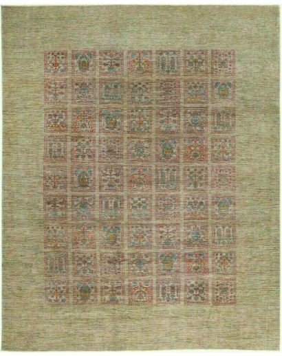 Tappeto Bakhteari Pakistan bianco beige 245x304