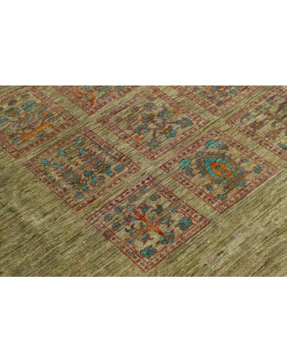 Tappeto Bakhteari Pakistan bianco beige 245x304