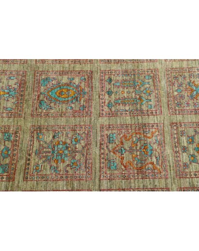 Tappeto Bakhteari Pakistan bianco beige 245x304