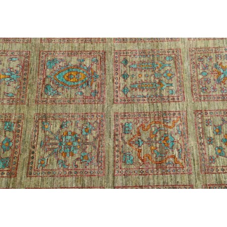 Tappeto Bakhteari Pakistan bianco beige 245x304