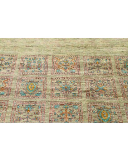 Tappeto Bakhteari Pakistan bianco beige 245x304