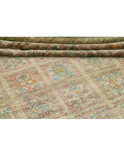 Tappeto Bakhteari Pakistan bianco beige 245x304