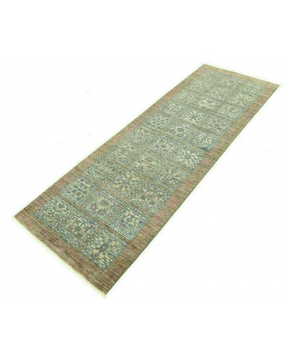 Tappeto Bakhteari Pakistan bianco grigio 78x234