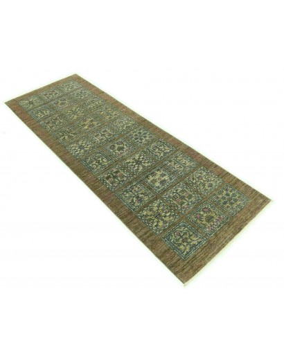 Tappeto Bakhteari Pakistan bianco grigio 78x234