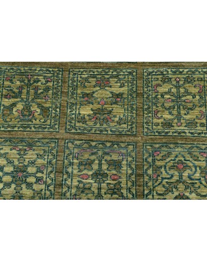 Tappeto Bakhteari Pakistan bianco grigio 78x234
