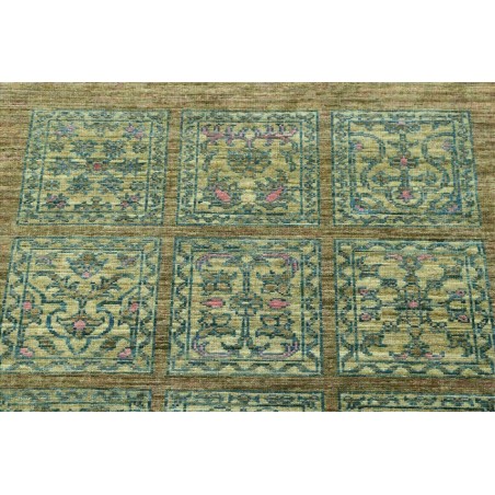 Tappeto Bakhteari Pakistan bianco grigio 78x234