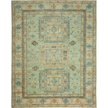 Tappeto Kazak Fine Pakistan verde 196x252