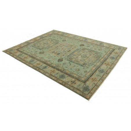 Tappeto Kazak Fine Pakistan verde 196x252