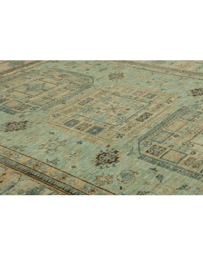 Tappeto Kazak Fine Pakistan verde 196x252