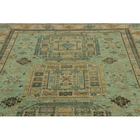 Tappeto Kazak Fine Pakistan verde 196x252