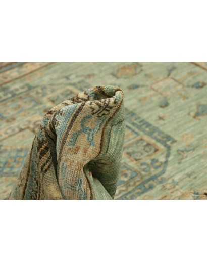 Tappeto Kazak Fine Pakistan verde 196x252