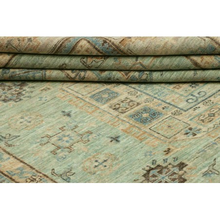 Tappeto Kazak Fine Pakistan verde 196x252