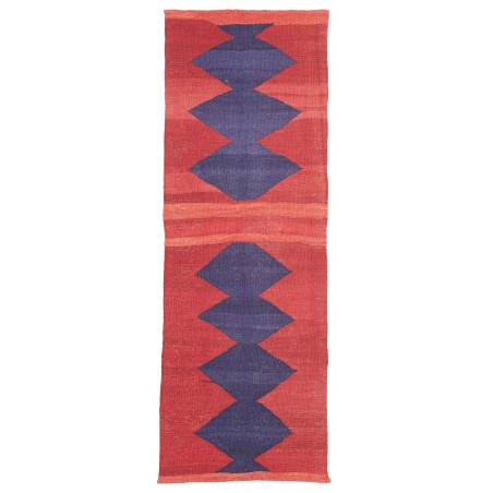 Tappeto Kilim Vintage Persia rosso 62x186