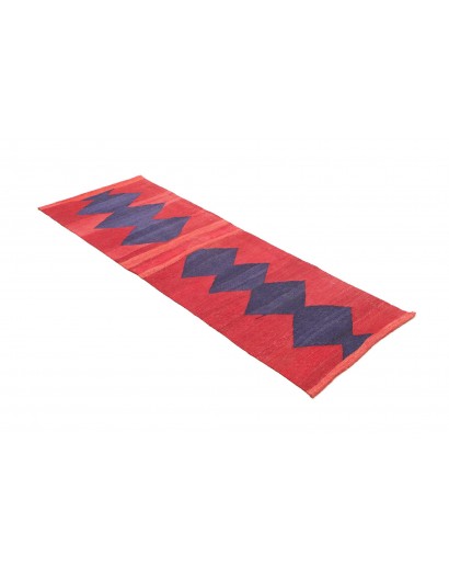Tappeto Kilim Vintage Persia rosso 62x186