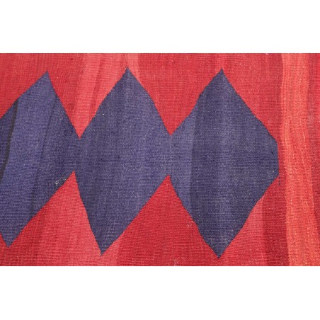 Tappeto Kilim Vintage Persia rosso 62x186