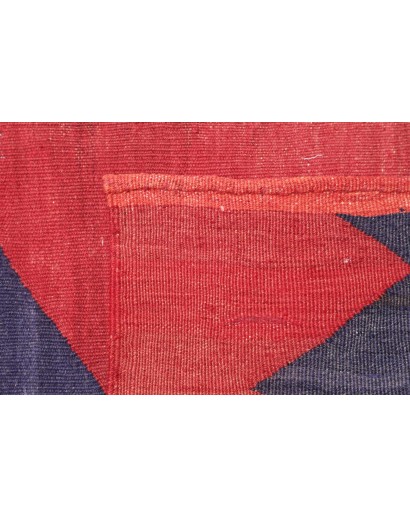 Tappeto Kilim Vintage Persia rosso 62x186