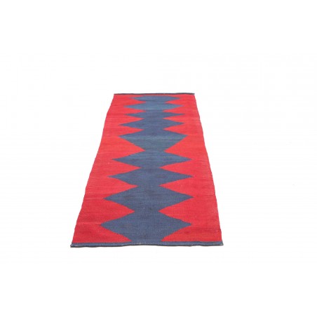 Tappeto Kilim Vintage Persia blu 77x214