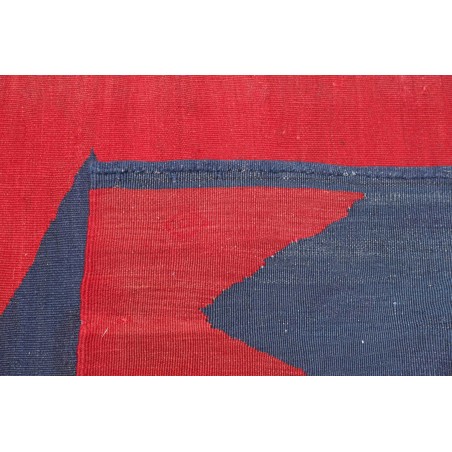 Tappeto Kilim Vintage Persia blu 77x214