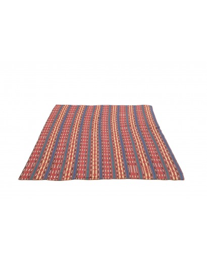 Tappeto Kilim Vintage Persia azzurro rosso 139x169