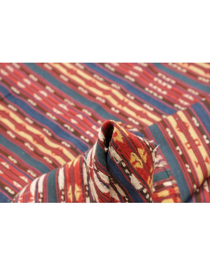 Tappeto Kilim Vintage Persia azzurro rosso 139x169