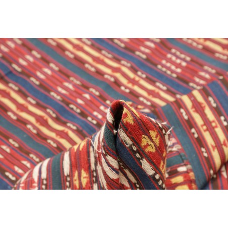 Tappeto Kilim Vintage Persia azzurro rosso 139x169