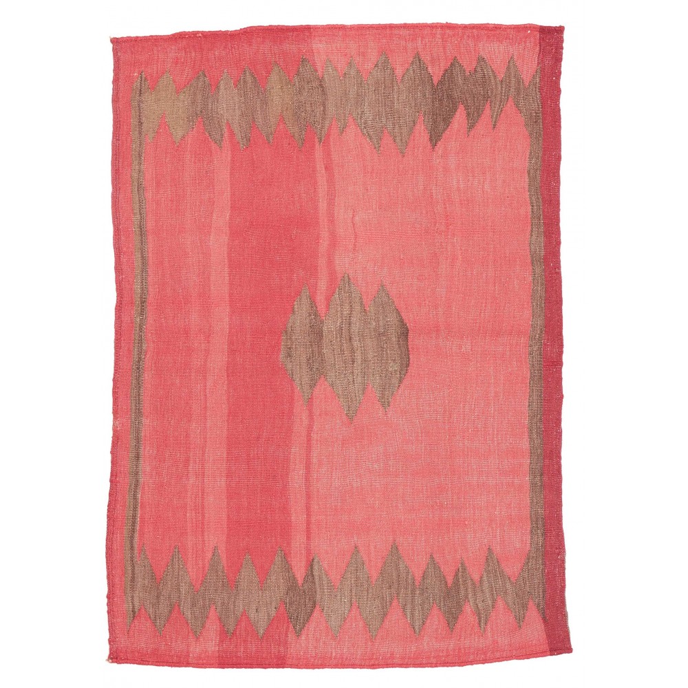 Tappeto Kilim Vintage Persia rosso 97x140