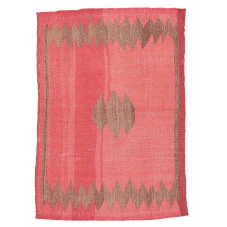 Tappeto Kilim Vintage Persia rosso 97x140
