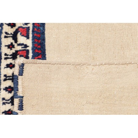 Tappeto Kilim Vintage Persia bianco grigio 127x215
