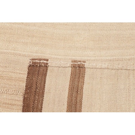Tappeto Kilim Vintage Persia giallo bianco 144x303