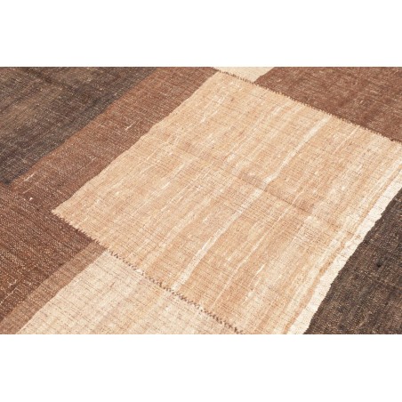 Tappeto Kilim Vintage Persia marrone verde 197x227