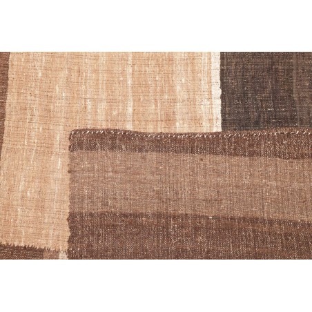 Tappeto Kilim Vintage Persia marrone verde 197x227