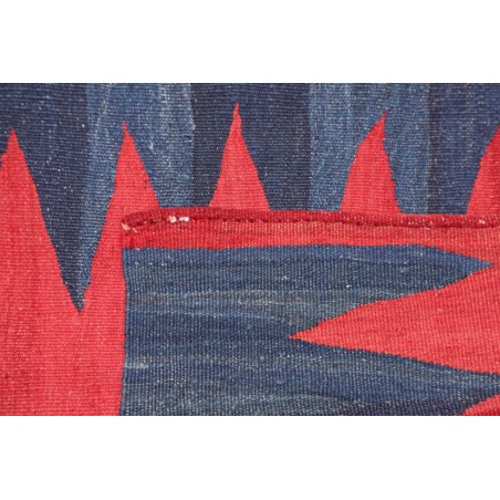 Tappeto Kilim Vintage Persia rosso grigio 80x141