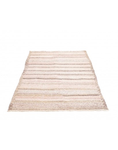 Tappeto Kilim Vintage Persia bianco beige 117x165