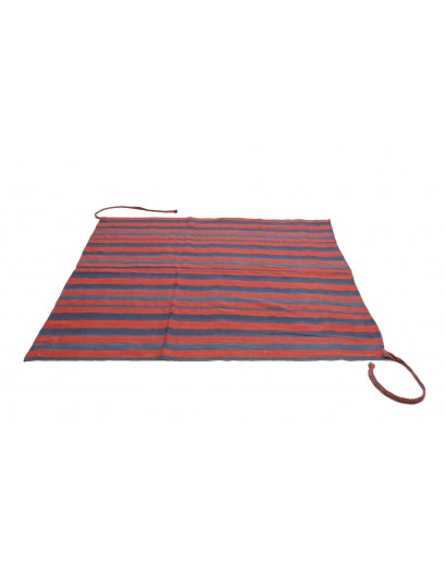 Tappeto Kilim Vintage Persia rosso grigio 170x170