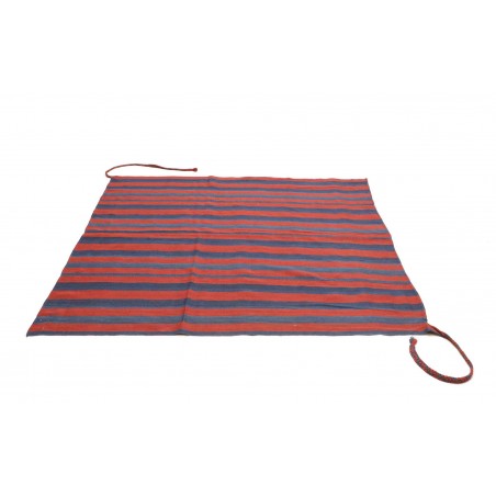 Tappeto Kilim Vintage Persia rosso grigio 170x170