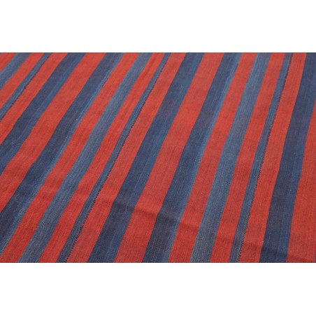 Tappeto Kilim Vintage Persia rosso grigio 170x170