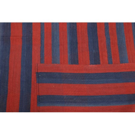 Tappeto Kilim Vintage Persia rosso grigio 170x170