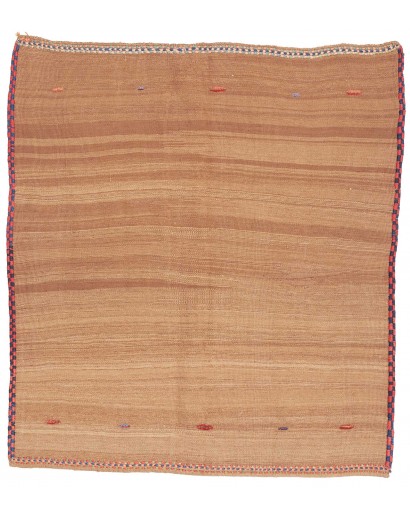Tappeto Kilim Vintage Persia marrone 112x125