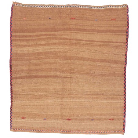 Tappeto Kilim Vintage Persia marrone 112x125