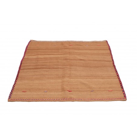Tappeto Kilim Vintage Persia marrone 112x125