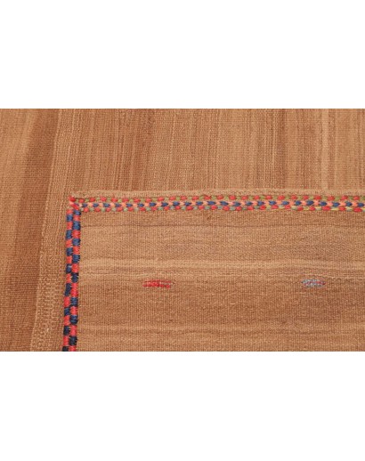 Tappeto Kilim Vintage Persia marrone 112x125