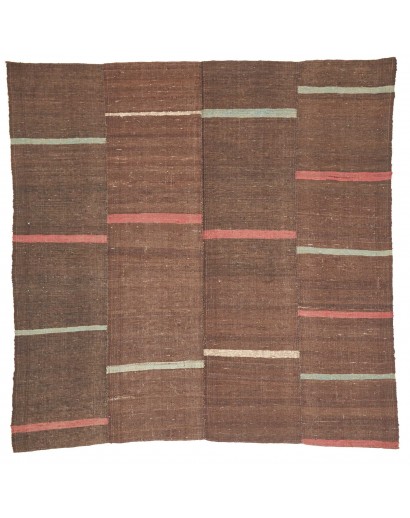 Tappeto Kilim Vintage Persia azzurro 173x174
