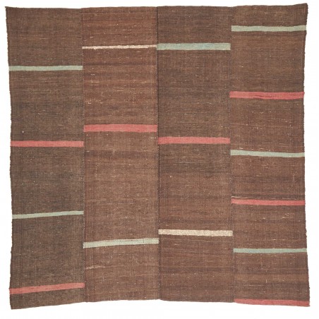 Tappeto Kilim Vintage Persia azzurro 173x174